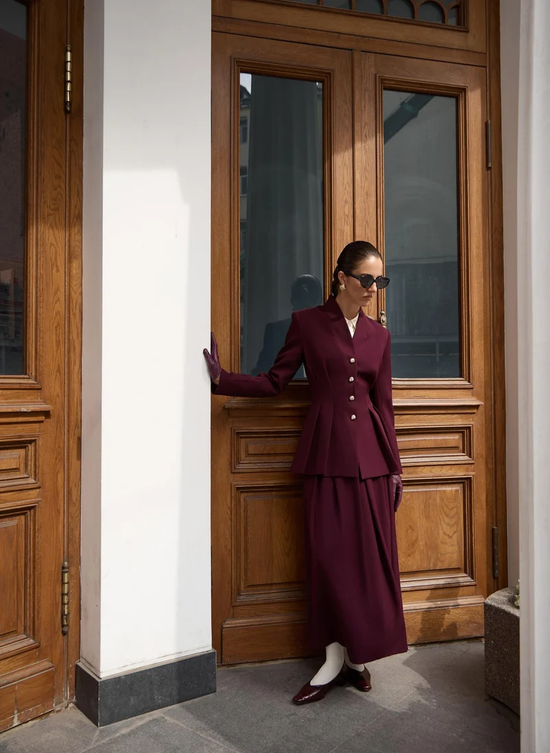 Lichi Single-breasted jacket with emphasised waist