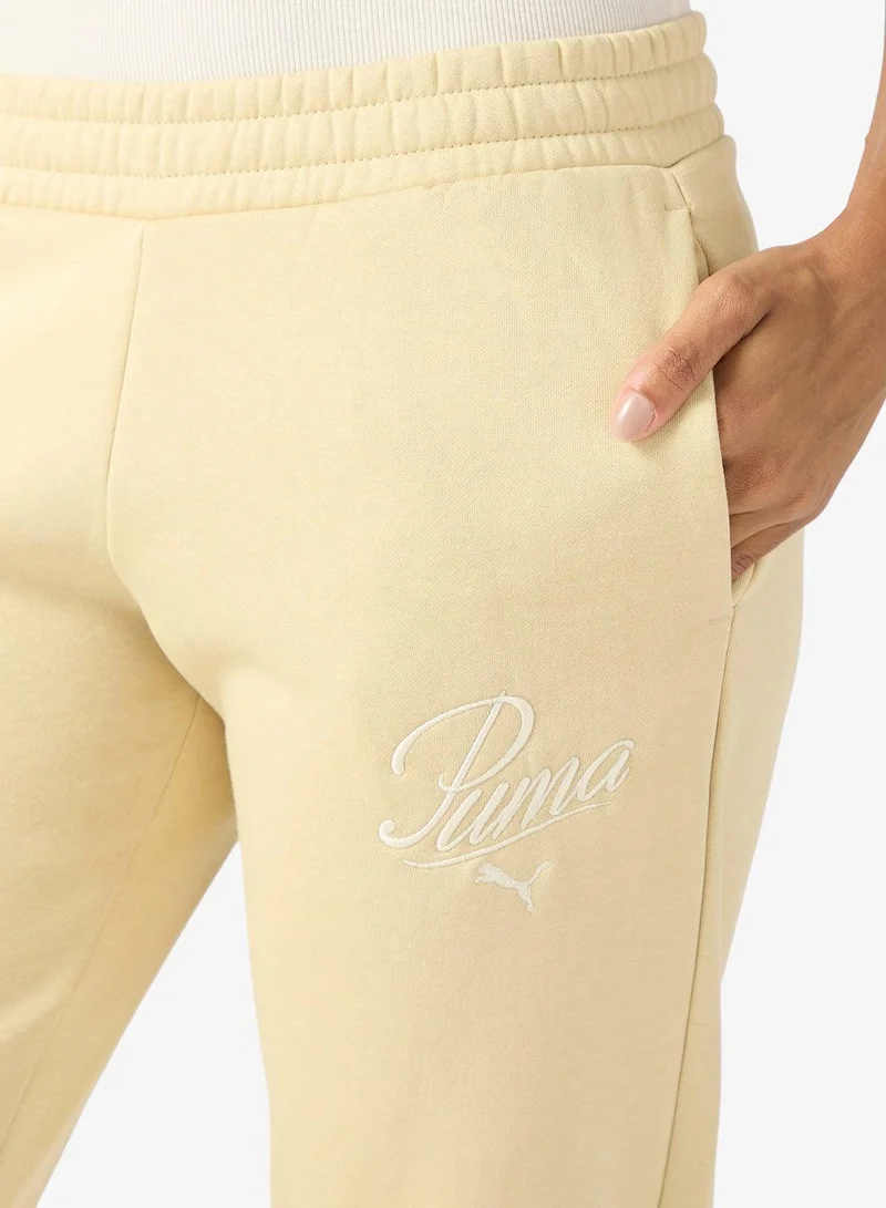 PUMA  Essential Script Sweatpants for Women | Best Price UAE