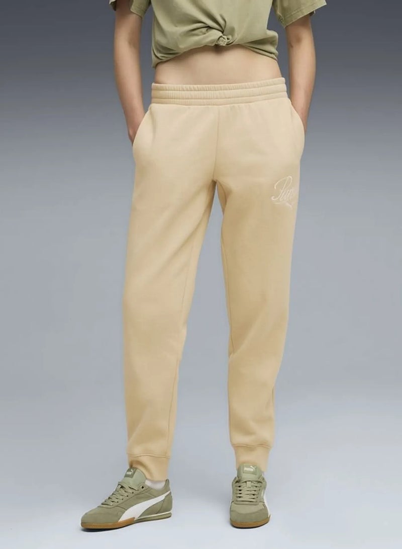 PUMA Essential Script Sweatpants - Image 1