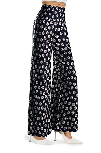 Arolina Women's Stretchy Wide Leg Palazzo Lounge Pants Casual Comfy High Waist Palazzo Pants - Image 4