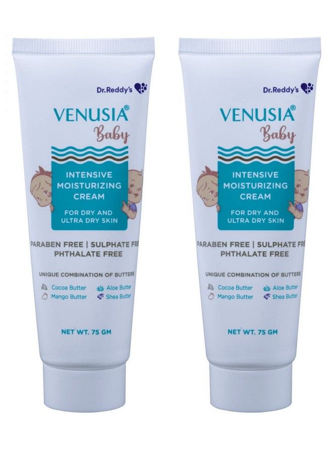 Venusia Dr Reddy'S Venusia Baby Intensive Moisturizing Cream For Dry And Ultra Dry Skin Contains Cocoa Aloe Mango & Shea Butters 75G (Pack Of 2) - Image 1