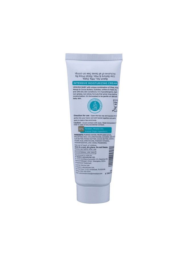Venusia Dr Reddy'S Venusia Baby Intensive Moisturizing Cream For Dry And Ultra Dry Skin Contains Cocoa Aloe Mango & Shea Butters 75G (Pack Of 2) - Image 3