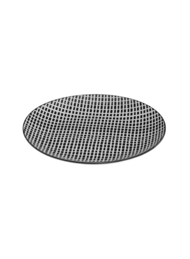 Secret de Gourmet 18-Piece Bohemia Square Dinner Set Black and White 154723D - Image 3