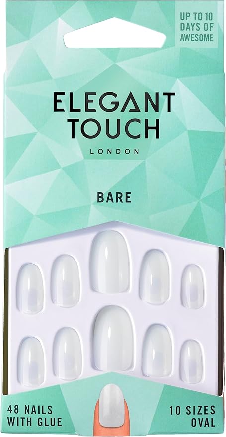 ELEGANT TOUCH أظافر مربعة عارية لمسة أنيقة - Image 1