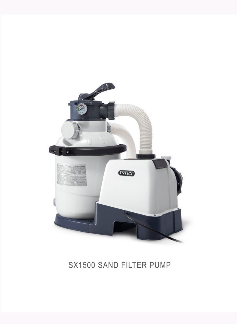 INTEX SX1500 Sand Filter Pump - 1500 GPH (220-240 Volt) - Image 2