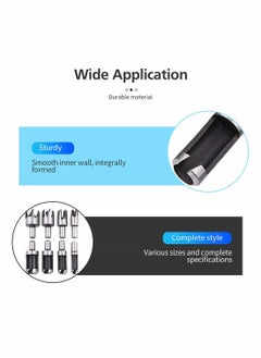 SYOSI Wood Plug Cutters, 8 Pcs Wood Plug Cutter Drill Bit Set, 5/8" 1/2" 3/8" 1/4" Straight and Tapered Taper Cutting Tool Cork Drill Bit Woodworking Claw Cork Drill Hole Saw Tool for Woodworking  - Image 5