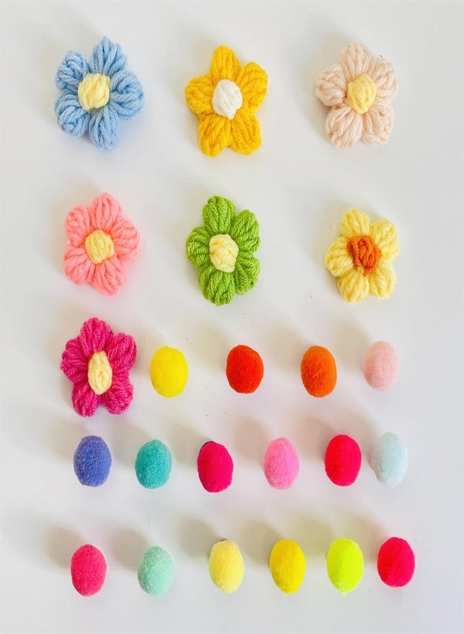 QTMY Pom Pom Tassel Charms for Bogg Bag Accessories Rubber Beach Bag, Boho Purse Charms,03 - Image 2