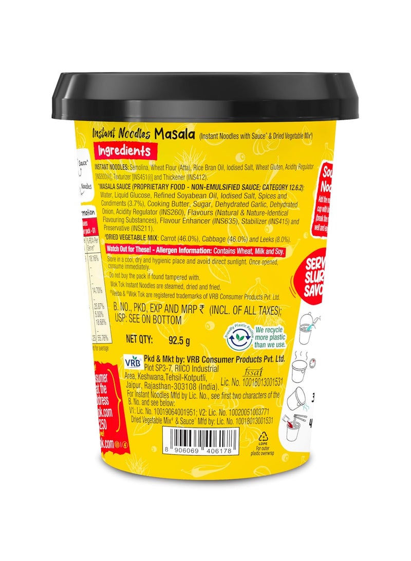 Veeba Wok Tok Instant Noodles Masala 92.5g  - Image 2