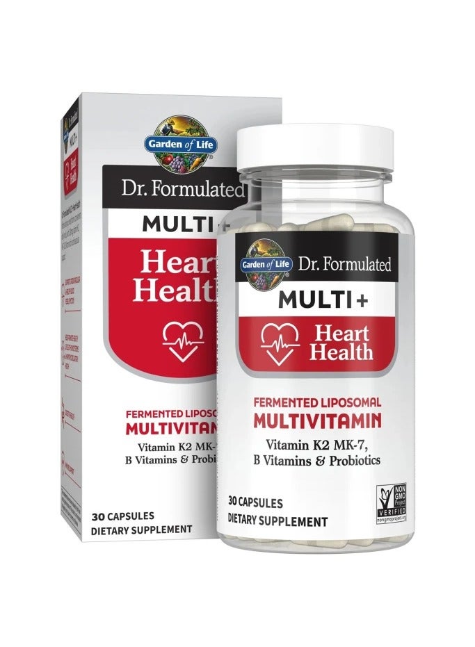 Garden of Life Dr. Formulated Multi Plus Heart Health 30 Capsules - Image 1