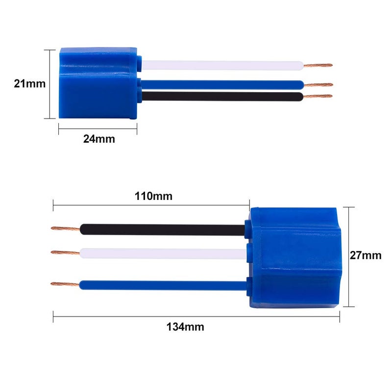 Ourbest H4 Wiring Harness Plug 9003 Connector - Image 5