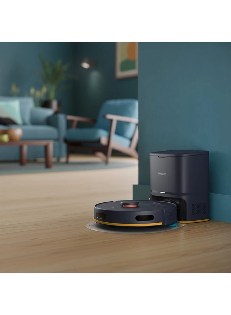 Philips Home Run 2000 Series Vacuum & Mop Robot ,2700 pa Strong Suction Power, Up to 130 min Runtime, Self Charging, Auto-Empty station 2000 W XU2100/10 Navy - Image 4