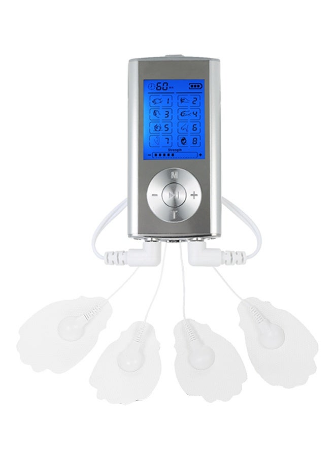 Rechargeable TENS Unit Muscle Stimulator, 8 Modes 4th Gen TENS Machine with 4pcs 2"x2" Premium Electrode Pads for Pain Relief - Image 1