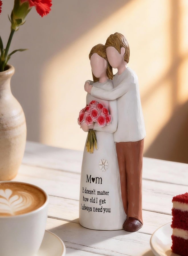 Veroola Gifts for Mom from Son - Sculpted Hand Painted Mother Son Figurines, for Mom Birthday, Mothers Day and Christmas from Son. - Image 4
