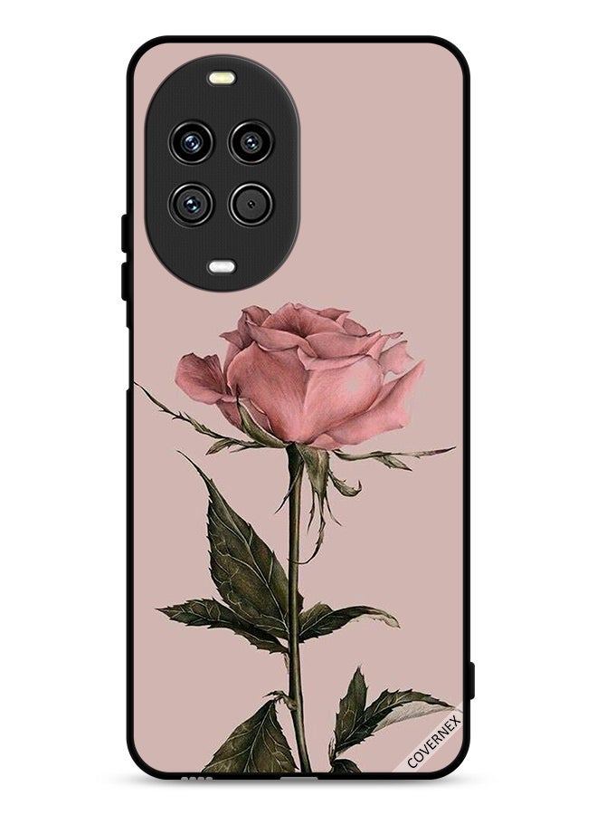 غطاء واقي لهاتف هواوي نوفا 14 برو 5G بلون الخوخ الوردي