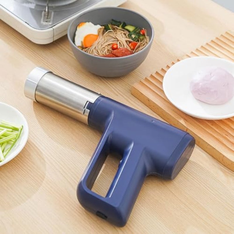 Handheld Electric Pasta Maker, 11.4x7.9x3.5in Rechargeable Cordless Pasta Machines, Portable Noodle Maker, Automatic Noodle Press Machine Homemade Spaghetti Maker for Home - Image 5
