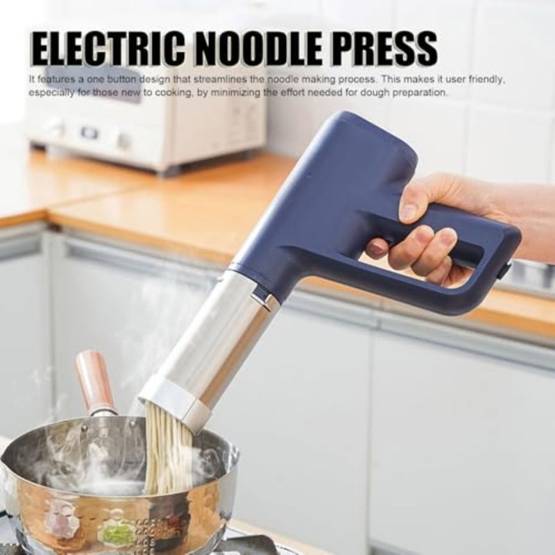 Handheld Electric Pasta Maker, 11.4x7.9x3.5in Rechargeable Cordless Pasta Machines, Portable Noodle Maker, Automatic Noodle Press Machine Homemade Spaghetti Maker for Home - Image 2