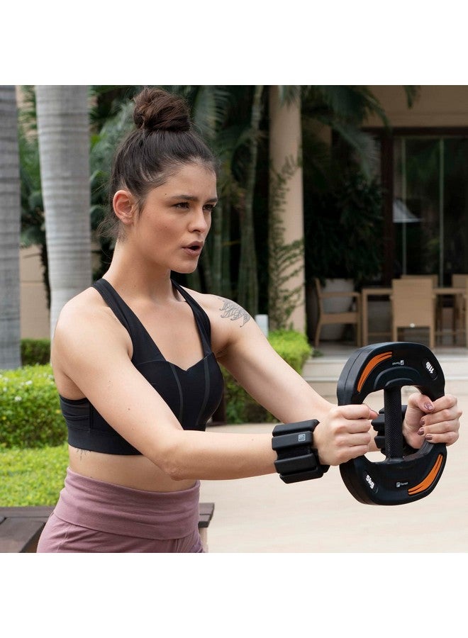 Flexnest The Flexbangle Wrist & Ankle Weights Set, Adjustable & Sweat Resistant for Dance, Exercise, Walking, Jogging, Gymnastics, Yoga, Cardio, Free Size, Pack of 2, 1 Pound Each - Orange - Image 5