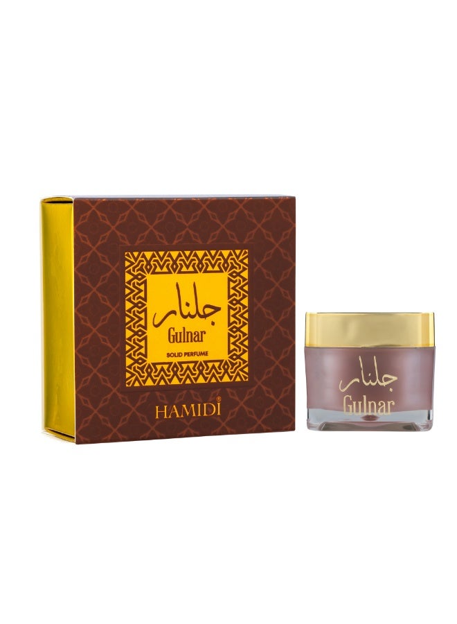 Hamidi Gulnar Solid Perfume 10g, Bergamot, Peony, Jasmine & Tuberose with Juicy Plum Peach Heart & Musk Sandalwood Base for Men & Women - Image 3