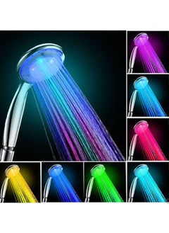 Color Change Led Shower Head Automatic Light 7 Color Change Handheld Automatic Water Saving Shower