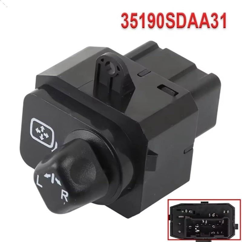 هوندا أكورد 2004 2005 2006 2007 مفتاح ضبط مرآة الجانب الخلفي 35190SDAA31 - Image 3