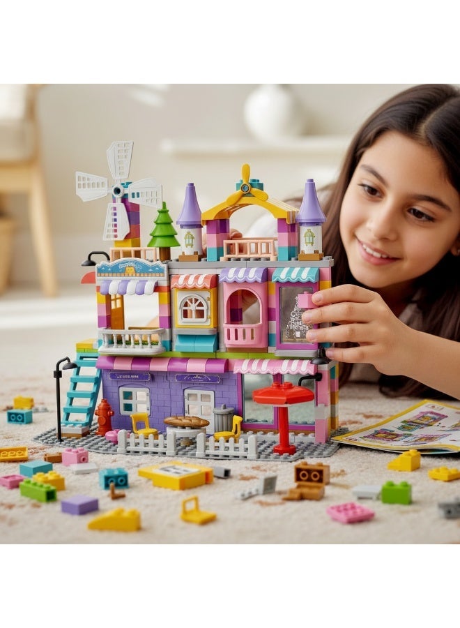 FEELO Villa Building Blocks Set for Kids – 216 Pieces Creative House Construction Toy Ages 6+ - Image 2