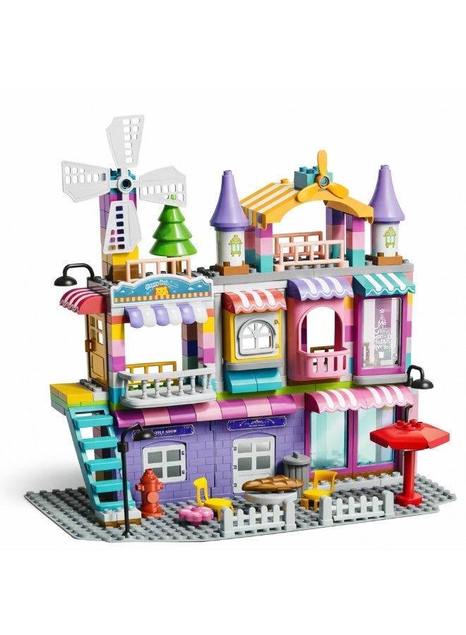 FEELO Villa Building Blocks Set for Kids – 216 Pieces Creative House Construction Toy Ages 6+ - Image 1