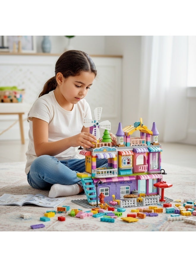 FEELO Villa Building Blocks Set for Kids – 216 Pieces Creative House Construction Toy Ages 6+ - Image 4