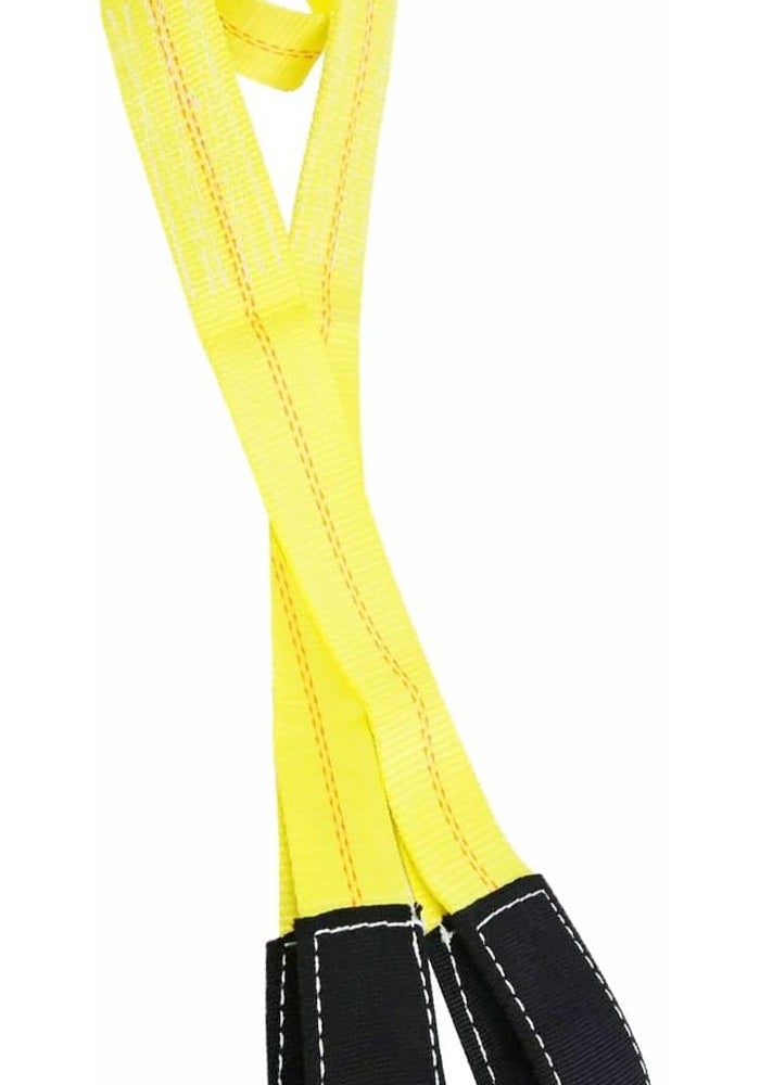 AsgenoX 2" x 6' Heavy Duty Tow Strap with Reinforced Loops - 10,000 lbs Capacity - Image 1