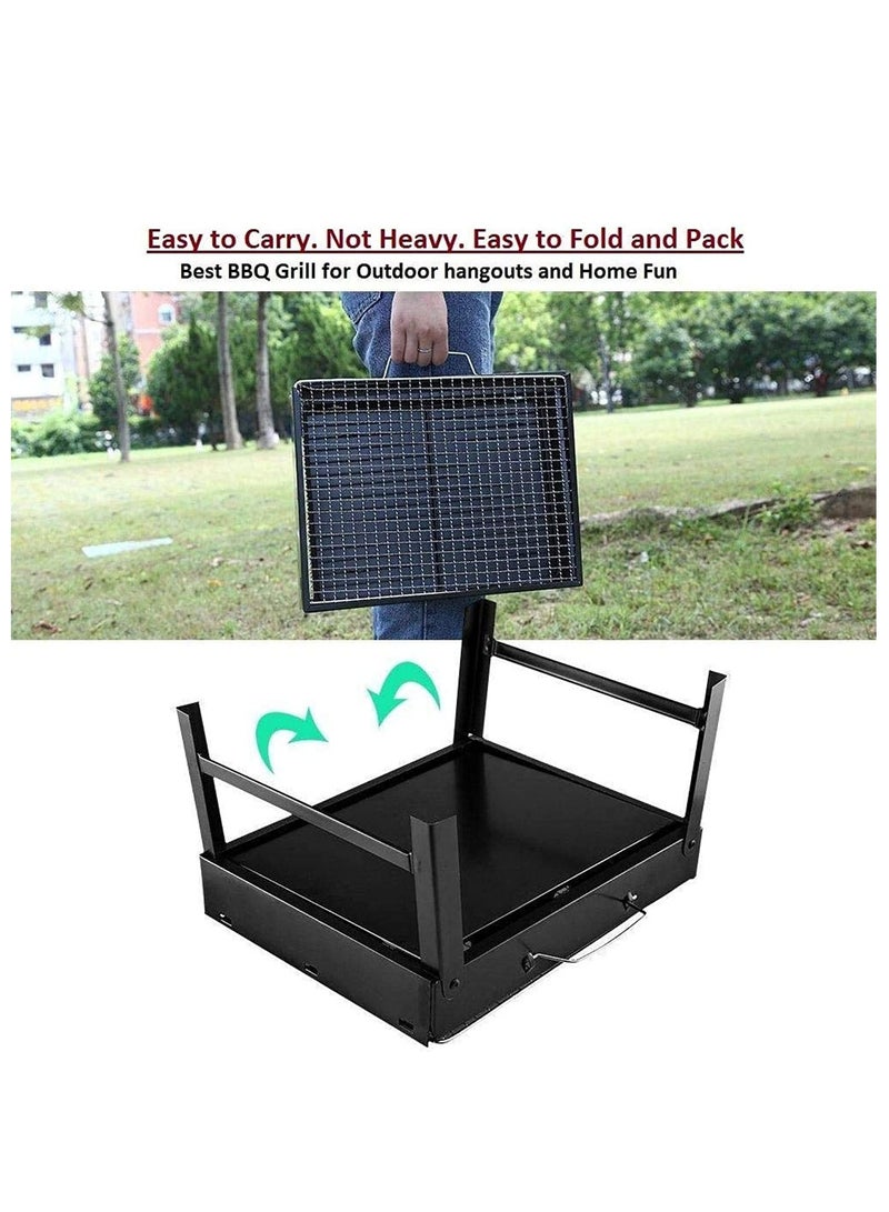 Portable Charcoal Bbq Grill Couple Family Party Outdoor Camping Tool Environmental Protection Health - Image 4