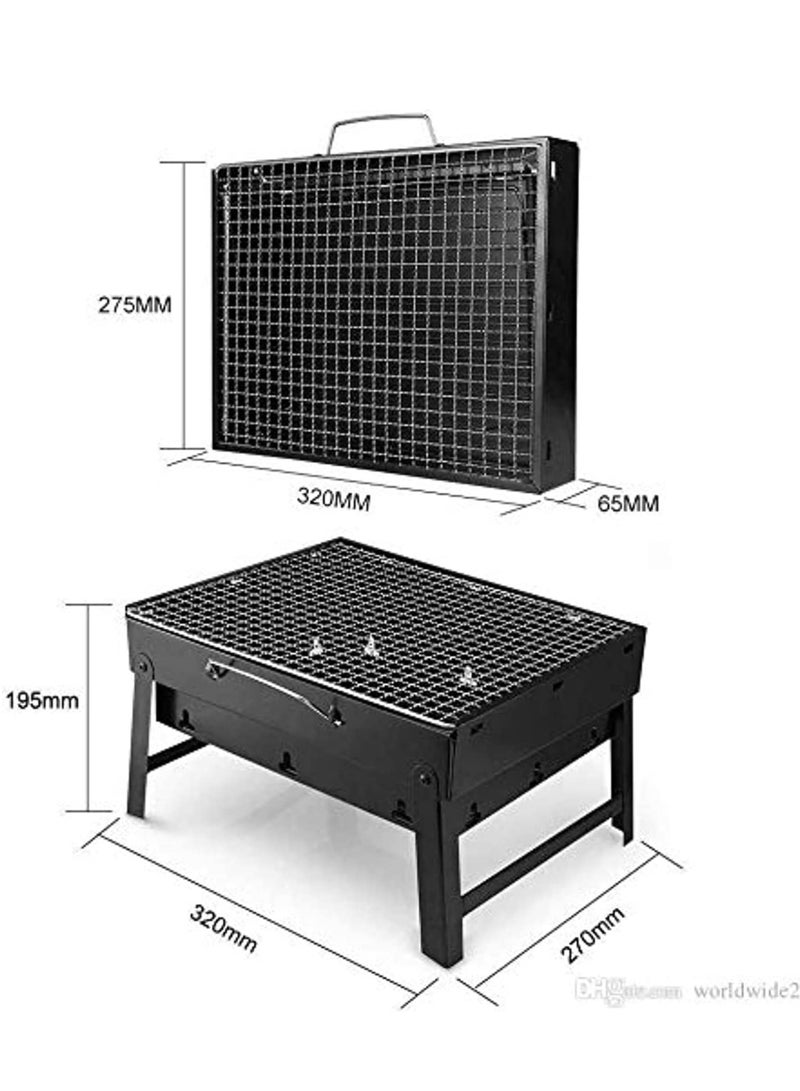Portable Charcoal Bbq Grill Couple Family Party Outdoor Camping Tool Environmental Protection Health - Image 2
