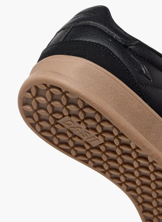 Dash Women Panelled Sneakers with Lace-Up Closure