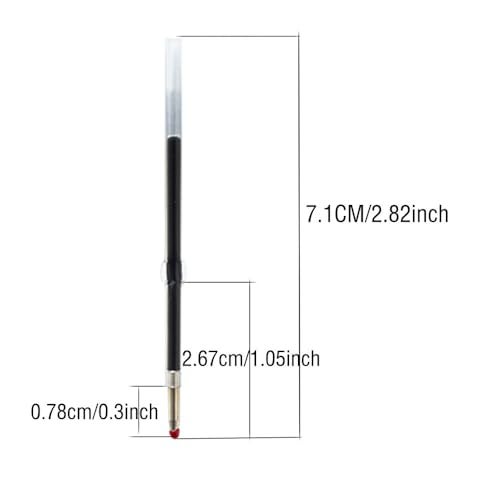AIYAYI 20 Pieces Pen Refills Ink Ballpoint Pen Refill 2.8 Inch Replacement Ink Refill Bulk for Retractable Pens Office School Supplies, Medium Point(Blue2.8) - Image 2