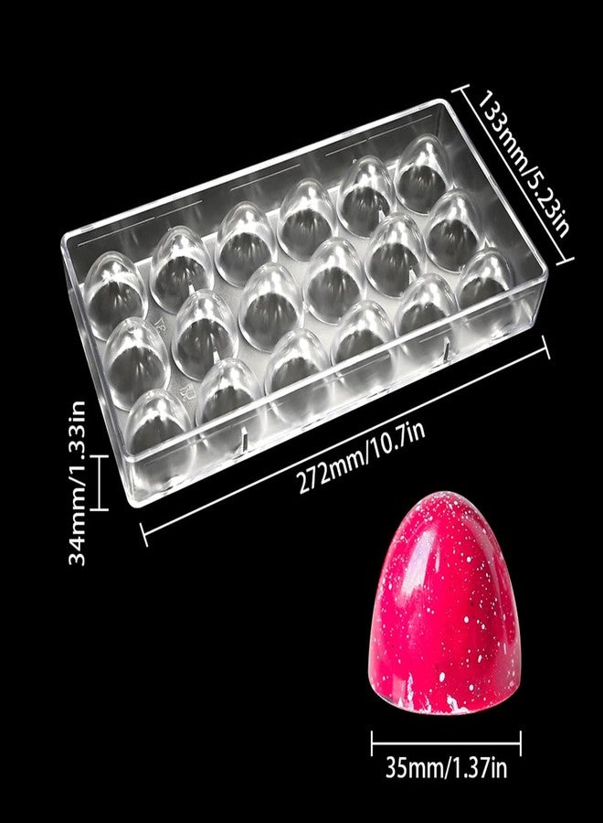 TUKE Polycarbonate Chocolate Mold for Bonbons, Bullet Shapes Professional-Grade, Durable, Non-Stick Candy & Chocolate Molds for Baking, Desserts, DIY Treats (C_ Bullet-Shaped) - Image 4