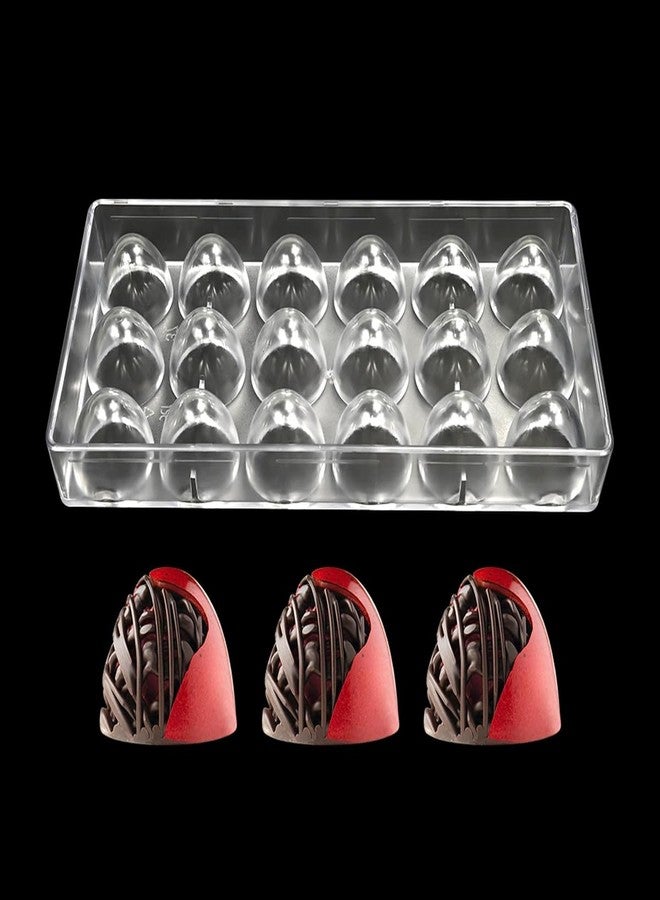 TUKE Polycarbonate Chocolate Mold for Bonbons, Bullet Shapes Professional-Grade, Durable, Non-Stick Candy & Chocolate Molds for Baking, Desserts, DIY Treats (C_ Bullet-Shaped) - Image 5