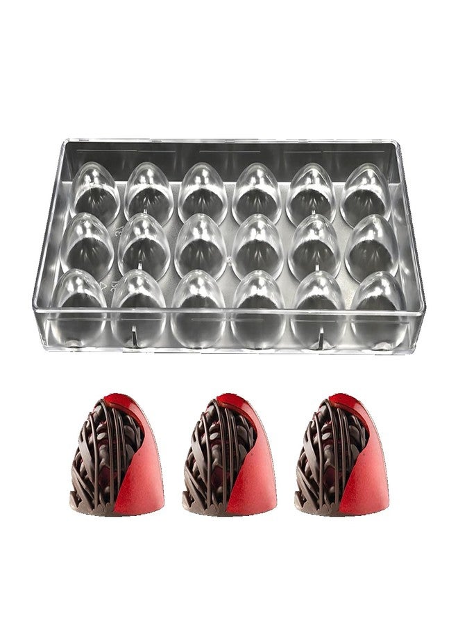 TUKE Polycarbonate Chocolate Mold for Bonbons, Bullet Shapes Professional-Grade, Durable, Non-Stick Candy & Chocolate Molds for Baking, Desserts, DIY Treats (C_ Bullet-Shaped) - Image 1