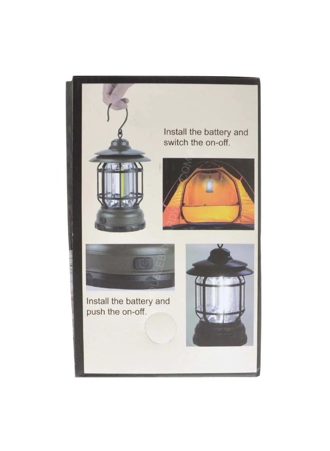 صندوق العاب مصباح تخييم LED قابل لإعادة الشحن بتصميم كلاسيكي للأماكن الداخلية والخارجية، فوانيس معلقة، مصابيح خيمة تخييم مقاومة للماء، فوانيس زخرفية للفناء والتراس والحديقة والمدفأة - Image 3