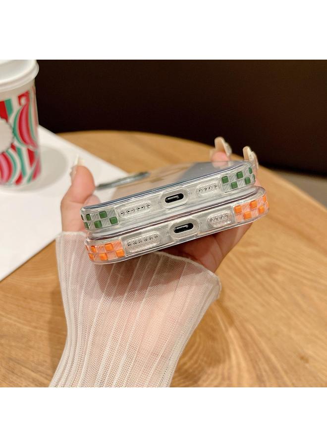 زبون جراب لهاتف iPhone 13 Pro Max جراب هاتف MagSafe شفاف مع فيلم عدسة - Image 3