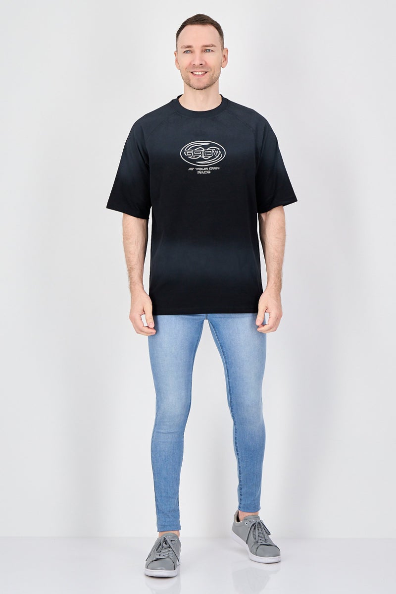 Ketch Men Crew Neck Short Sleeve Graphic Print T-Shirt, Multicolor - Image 4