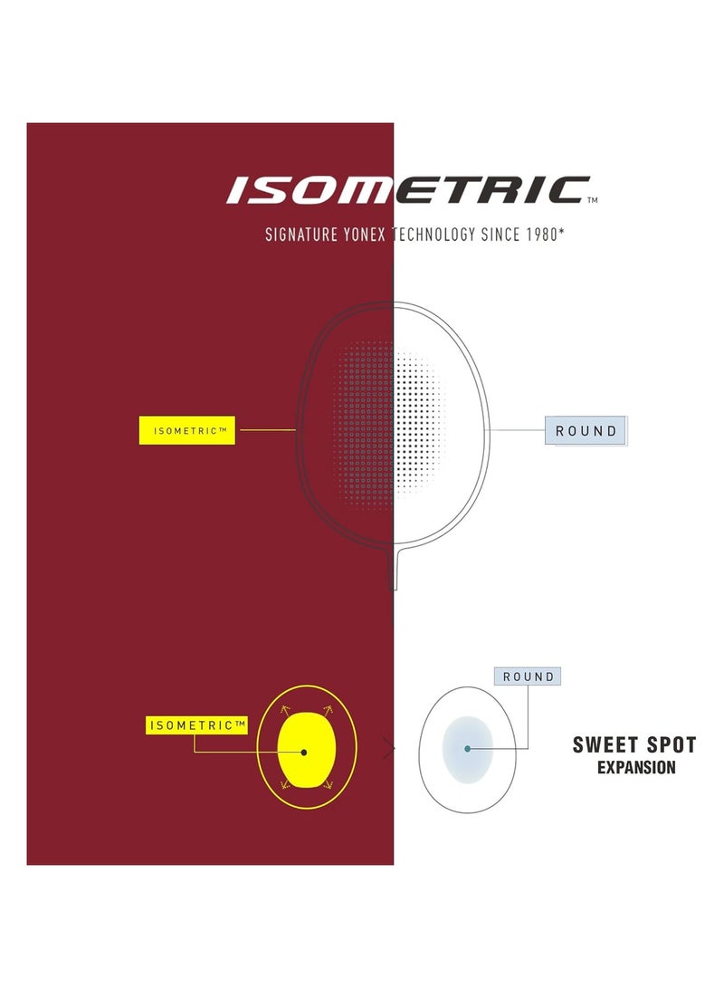 Yonex Astrox Lite 45i Series Strung Graphite Badminton Racket for Intermediate Players 30 lbs Tension Red - Image 3