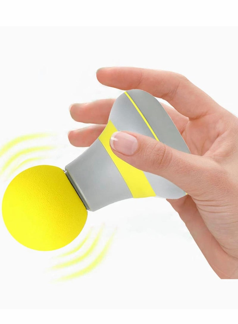 SYOSI Back Massager Handheld, Mini Portable Electric Full Body Massager, USB Rechargeable, 6 Vibration Modes, for Neck Shoulder Leg Foot Massage, Sports Recovery - Image 1