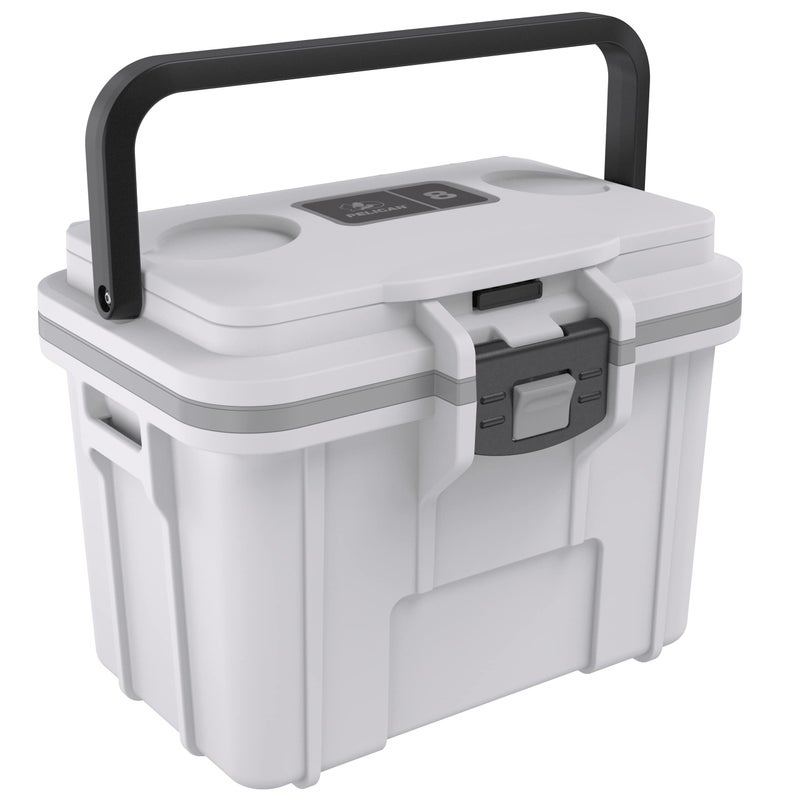 Pelican 8 Quart Personal Lunch Box Cooler (White/Gray) - Image 1