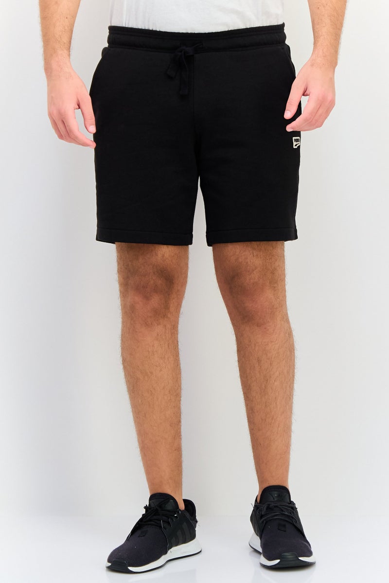 PUMA Men Sportswear Fit Embroidered Logo Outdoor Shorts, Black - Image 1