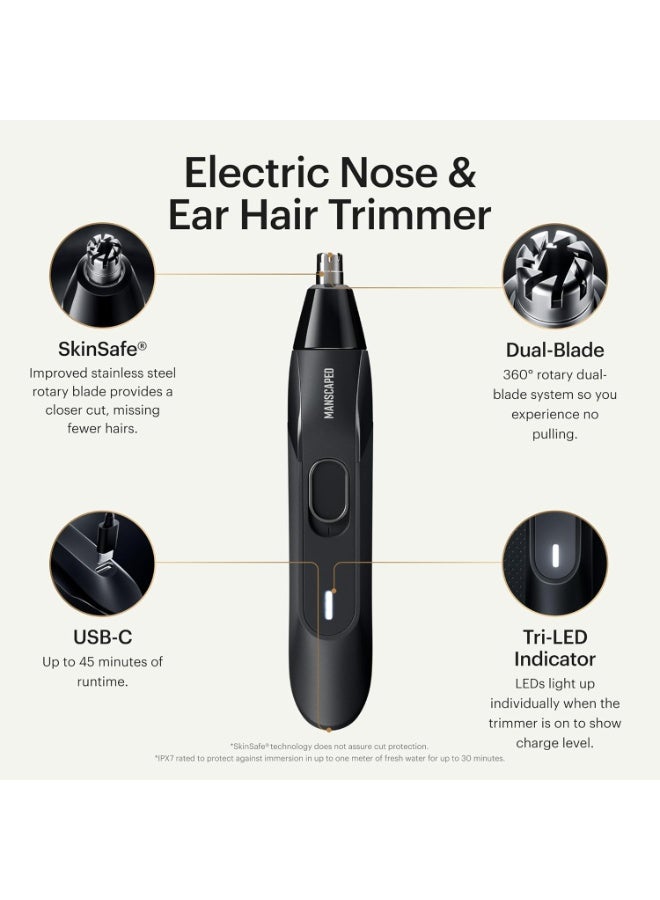 MANSCAPED® Weed Whacker® 2.0 Electric Nose & Ear Hair Trimmer – 7,000 RPM Precision Tool with Rechargeable Battery, Wet/Dry, Easy to Clean, Improved Stainless Steel Replaceable Blade - Image 4