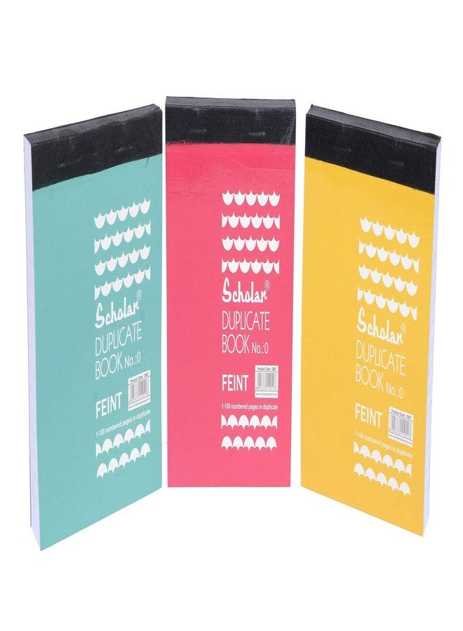 Scholar Duplicate Books No.0 – Billing & Receipt Book | Duplicate Record Register | Business Transaction Notebook for Shop, Office, Retail & Accounting Use | Easy Record-Keeping (Pack of 5) - Image 1