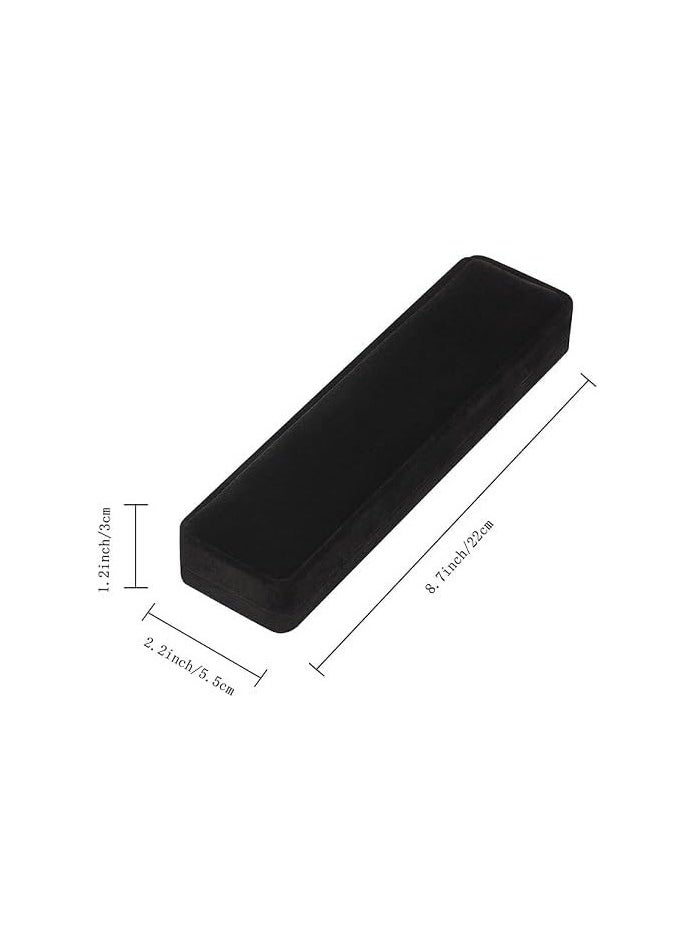 Generic - Black Velvet Box for Long Chain Gifts jewelers and Accessories Bracelet Storage Bag - Jewelry Display Box for Wedding - Engagement - Proposal - Birthday and Anniversary - Image 1