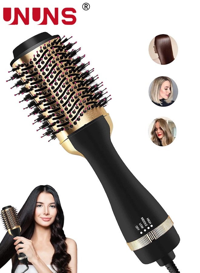 UNUNS Hair Dryer Brush And Volumizer,One-Step Hot Air Brush For Drying, Straightening,Volumizing - Image 1