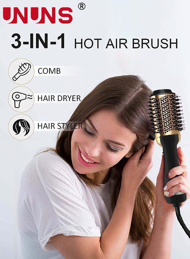 UNUNS Hair Dryer Brush And Volumizer,One-Step Hot Air Brush For Drying, Straightening,Volumizing - Image 5