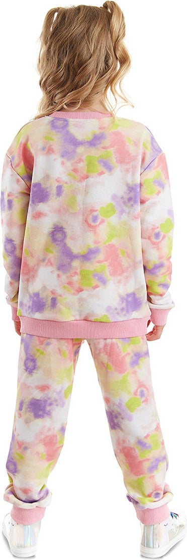 Mshb&G Unicorn Batik Patterned Girls Tracksuit  - Image 2