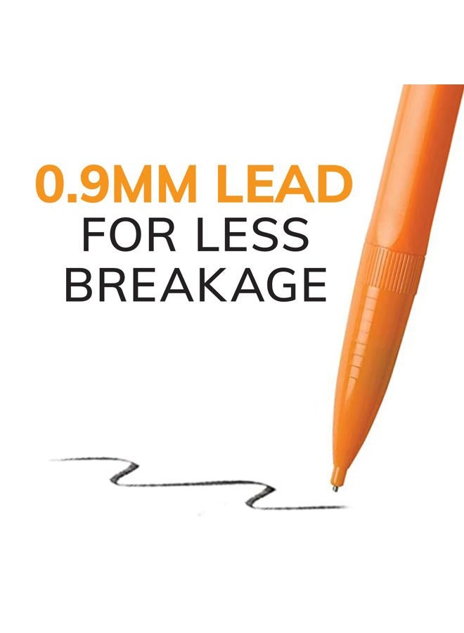 Bic Xtra-Strong Thick Lead Mechanical Pencil, With Colorful Barrel Thick Point (0.9mm), 24-Count Pack, With Erasers (MPLWP241) - Image 3