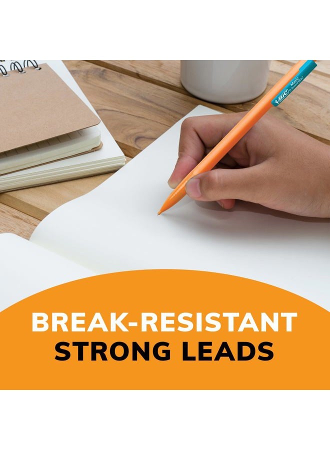 Bic Xtra-Strong Thick Lead Mechanical Pencil, With Colorful Barrel Thick Point (0.9mm), 24-Count Pack, With Erasers (MPLWP241) - Image 4